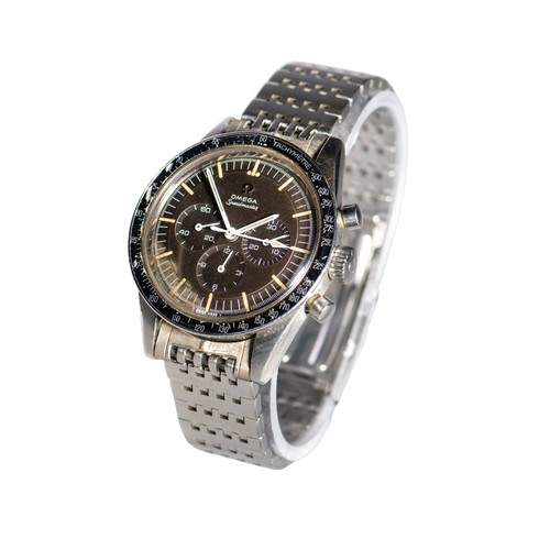 89 - Omega. Vintage 1960s pre-moon Ed White Speedmaster twin puhser chronograph wristwatch Ref 105.003-65... 