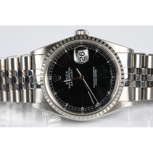 88A - Rolex Oyster Perpetual Datejust gents wristwatch on Steelinox strap, no box, no papers