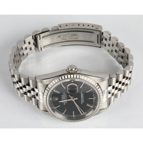 88A - Rolex Oyster Perpetual Datejust gents wristwatch on Steelinox strap, no box, no papers