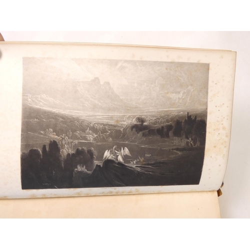 1 - MILTON JOHN.  Paradise Lost. 2 vols. Eng. titles & vignettes. 12mo. Panelled calf gilt, some los... 