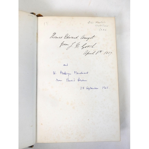 1 - MILTON JOHN.  Paradise Lost. 2 vols. Eng. titles & vignettes. 12mo. Panelled calf gilt, some los... 