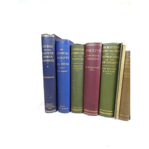 11 - RAMSAY SIR WILLIAM.  11 various vols., theological & other history incl. The Historical Geograph... 