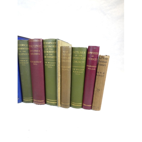 11 - RAMSAY SIR WILLIAM.  11 various vols., theological & other history incl. The Historical Geograph... 