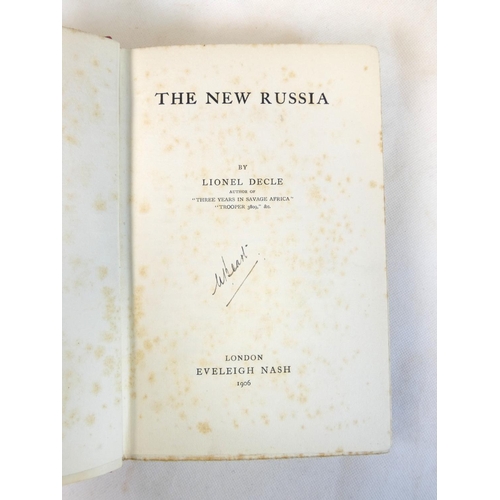 12 - STEVENI WILLIAM B.  Petrograd Past & Present. Illus. Orig. brown cloth. 1915; also 4 others, Rus... 