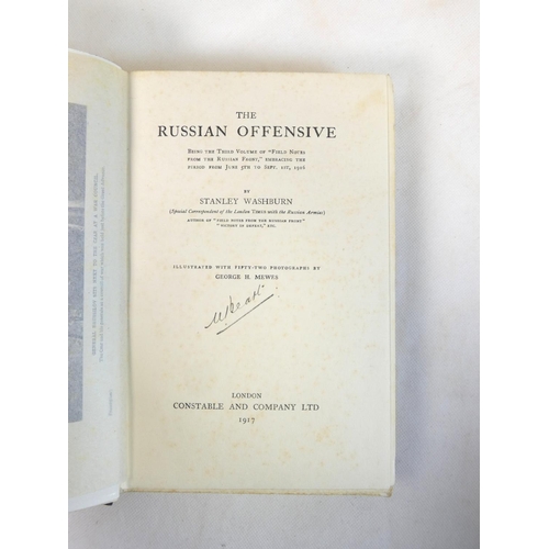 12 - STEVENI WILLIAM B.  Petrograd Past & Present. Illus. Orig. brown cloth. 1915; also 4 others, Rus... 