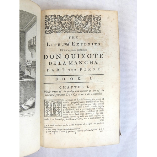 19 - CERVANTES MIGUEL DE. The Life & Exploits of ... Don Quixote, trans. by Charles Jarvis. 2 vols. E... 