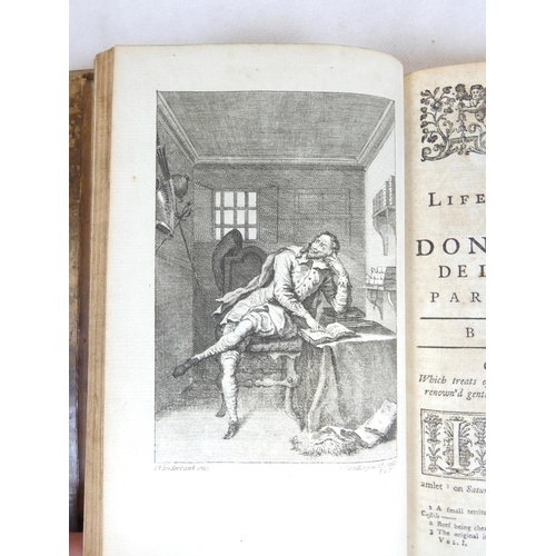 19 - CERVANTES MIGUEL DE. The Life & Exploits of ... Don Quixote, trans. by Charles Jarvis. 2 vols. E... 