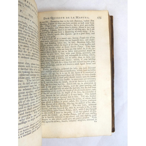 19 - CERVANTES MIGUEL DE. The Life & Exploits of ... Don Quixote, trans. by Charles Jarvis. 2 vols. E... 