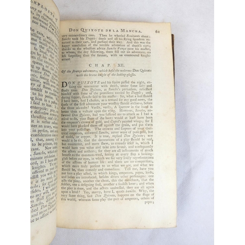 19 - CERVANTES MIGUEL DE. The Life & Exploits of ... Don Quixote, trans. by Charles Jarvis. 2 vols. E... 