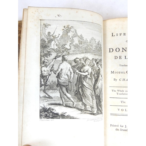19 - CERVANTES MIGUEL DE. The Life & Exploits of ... Don Quixote, trans. by Charles Jarvis. 2 vols. E... 