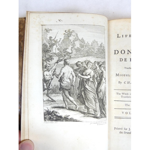 19 - CERVANTES MIGUEL DE. The Life & Exploits of ... Don Quixote, trans. by Charles Jarvis. 2 vols. E... 