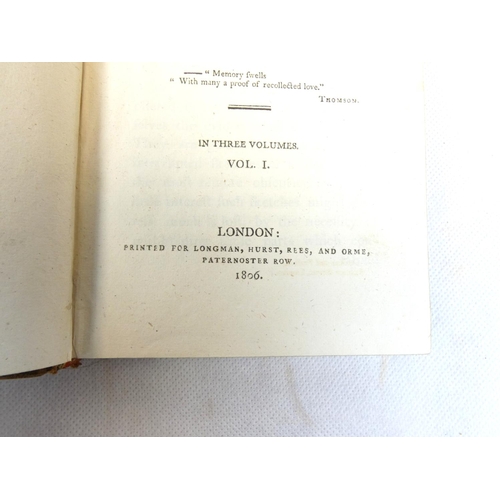 20 - (GRANT MRS. ANNE, of Laggan).  Letters from the Mountains Being the Real Correspondence of a Lady. 3... 