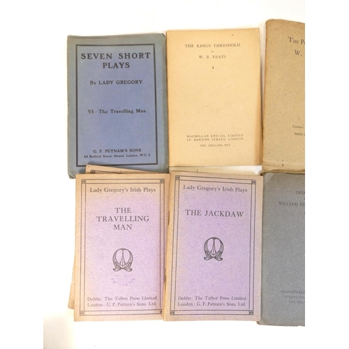 22 - YEATS W. B.&nbsp;&nbsp;The Pot of Broth. 2 copies, one in prntd. card wrappers, each foxed. A. H. Bu... 