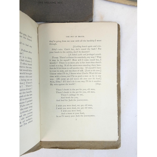 22 - YEATS W. B.&nbsp;&nbsp;The Pot of Broth. 2 copies, one in prntd. card wrappers, each foxed. A. H. Bu... 