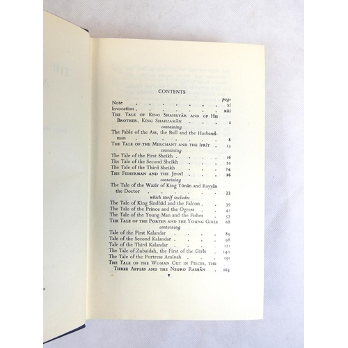 28 - MARDRUS J. C. & MATHERS POWYS.&nbsp;&nbsp;The Book of the Thousand Nights & One Night. 4 vol... 