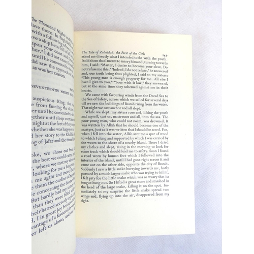28 - MARDRUS J. C. & MATHERS POWYS.&nbsp;&nbsp;The Book of the Thousand Nights & One Night. 4 vol... 