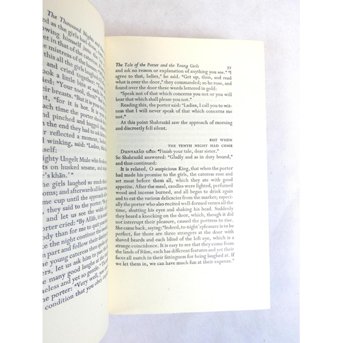 28 - MARDRUS J. C. & MATHERS POWYS.&nbsp;&nbsp;The Book of the Thousand Nights & One Night. 4 vol... 
