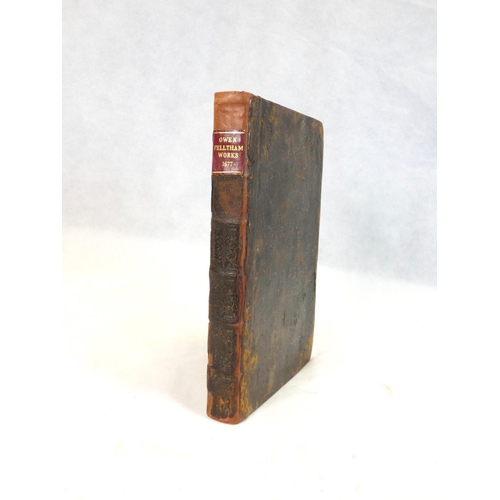 6 - FELLTHAM OWEN.&nbsp;&nbsp;Resolves, Divine, Moral, Political, The Tenth Impression with New & Se... 
