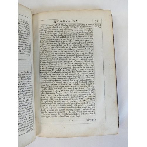 6 - FELLTHAM OWEN.&nbsp;&nbsp;Resolves, Divine, Moral, Political, The Tenth Impression with New & Se... 