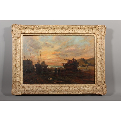 SAMUEL SAM BOUGH RSA RSW (Scottish, 1822-1878) Bringing in the catch ...