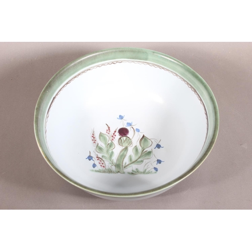 118 - Buchan ware Thistle bowl.