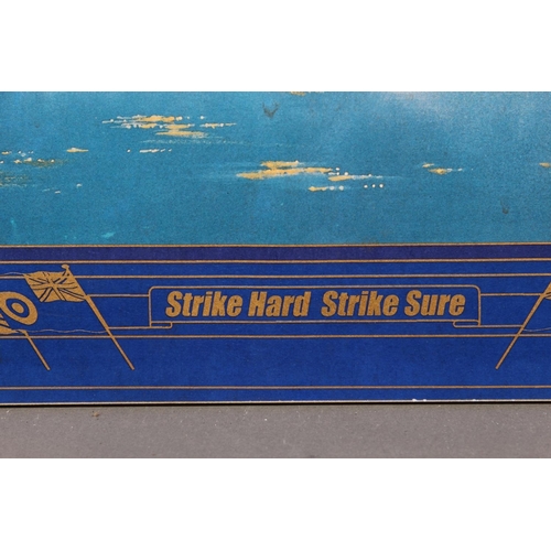18 - RAF Strike Hard Strike Sure Bradford Exchange porcelain plaque #551/2500....
