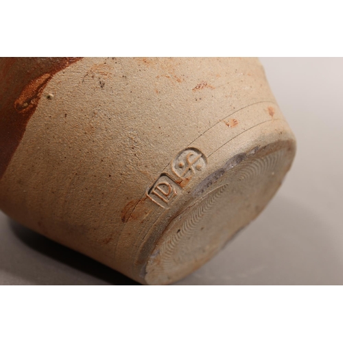 22 - David Leach (1911-2005) pottery flagon with cork stopper....