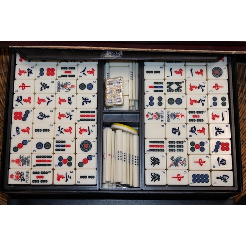 52 - Mah Jong with stands....