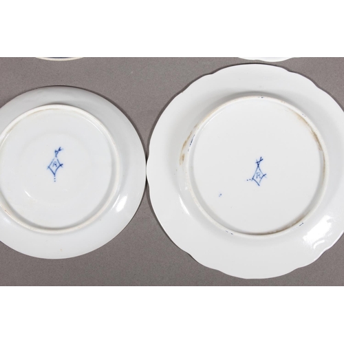 56 - Dutch blue onion dishes decorated with windmills and others decorated with ships....