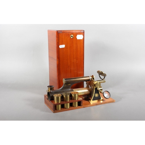 6 - Smith & Beck of London mahogany cased microscope....