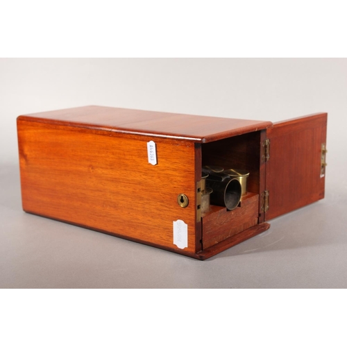 6 - Smith & Beck of London mahogany cased microscope....