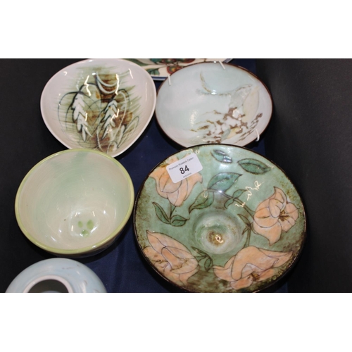 84 - Pottery bowl, Scottish Pottery bowls and dishes, etc.