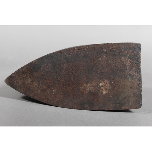 87 - Antique iron with chicken latch.
