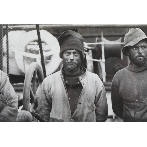 91 - PONTING HERBERT G. Polar photograph, Scott`s Expedition.  Western Geological Party, Debenham, Griffi... 