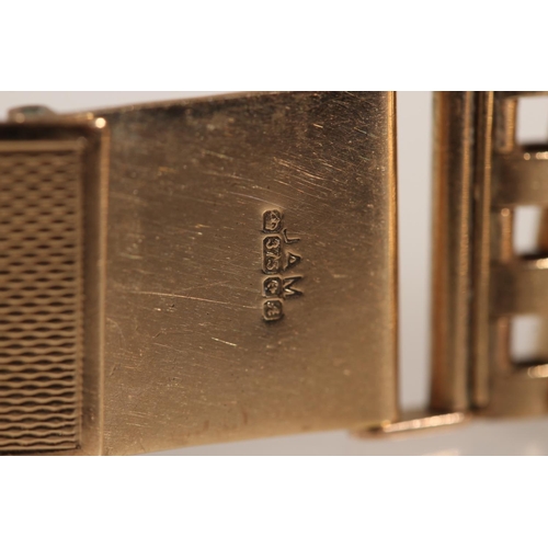 180 - Gents 9ct yellow gold Longines wristwatch, the octagonal champagne coloured dial with date aperture ... 