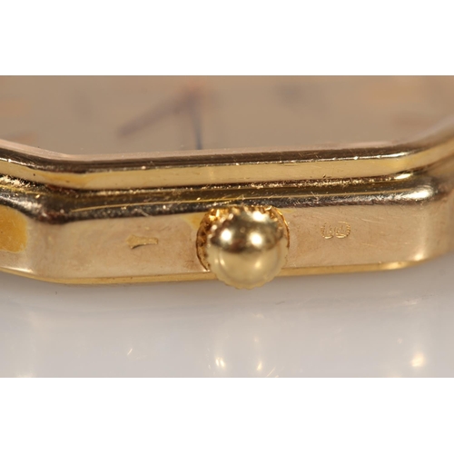 180 - Gents 9ct yellow gold Longines wristwatch, the octagonal champagne coloured dial with date aperture ... 
