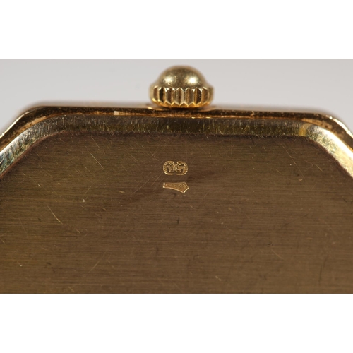 180 - Gents 9ct yellow gold Longines wristwatch, the octagonal champagne coloured dial with date aperture ... 