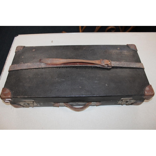 68 - Vintage travelling picnic set in suitcase.