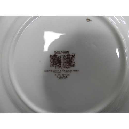 1 - Four cartons containing various Paragon china teawares to include 'Rockingham', 'Radstock' and 'Fasc...