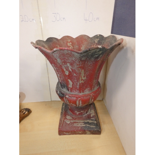 19 - 19th century pug dog tobacco jar (a/f), hand-painted plate, planter in the form of a Quimper urn, an...