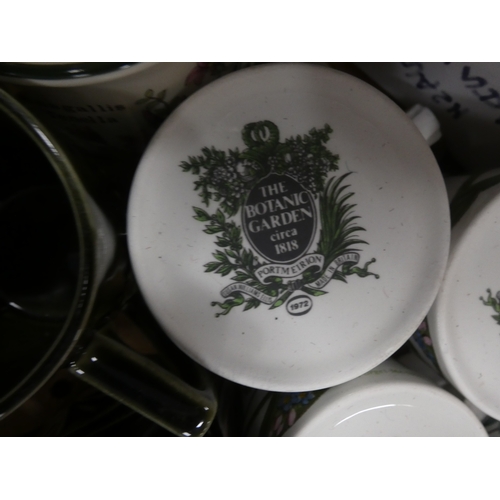 2 - Two cartons containing Portmeirion china tea and dinnerwares to include 'Florabunda' and 'Botanic Ga...