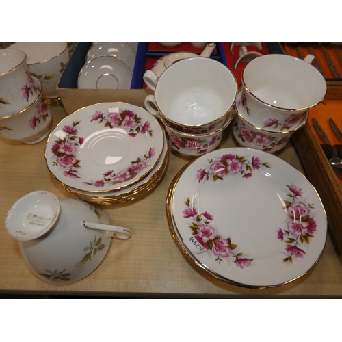 21 - Spear & Jackson part canteen of cutlery, children's tea set, other ceramics etc....