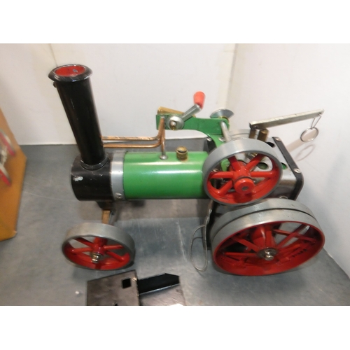 25 - Mamod steam tractor, in original fitted box....