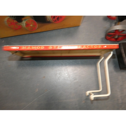 25 - Mamod steam tractor, in original fitted box....