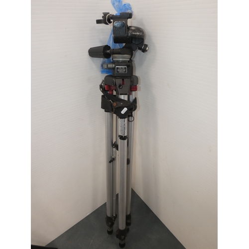 27 - Elinchrom 500 Professional studio flash system and accessories, in fitted carry case, Manfrotto trip...