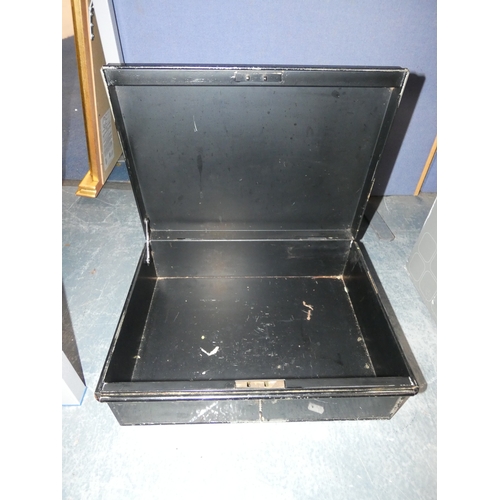 28 - Two toleware boxes.&nbsp; (2)...