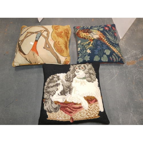 34 - Carton containing fabric and cushions....