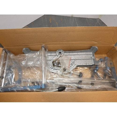 36 - Precision mitre box and saw, and a Stanley plane, both boxed....