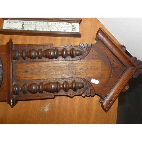 41 - Aneroid wall barometer (a/f)....