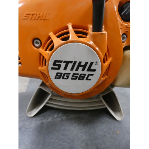 52 - Stihl petrol strimmer and a Stihl leaf blower.&nbsp; (2)...